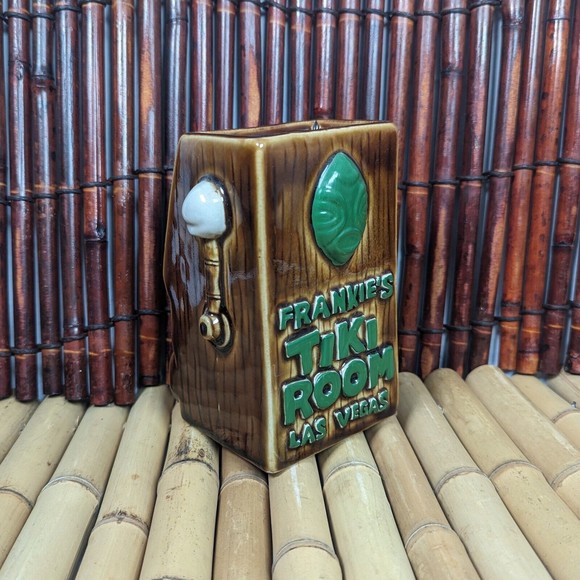 Frankie's Tiki Room Green F Tiki Bandit Tiki Mug - Picture 6 of 12